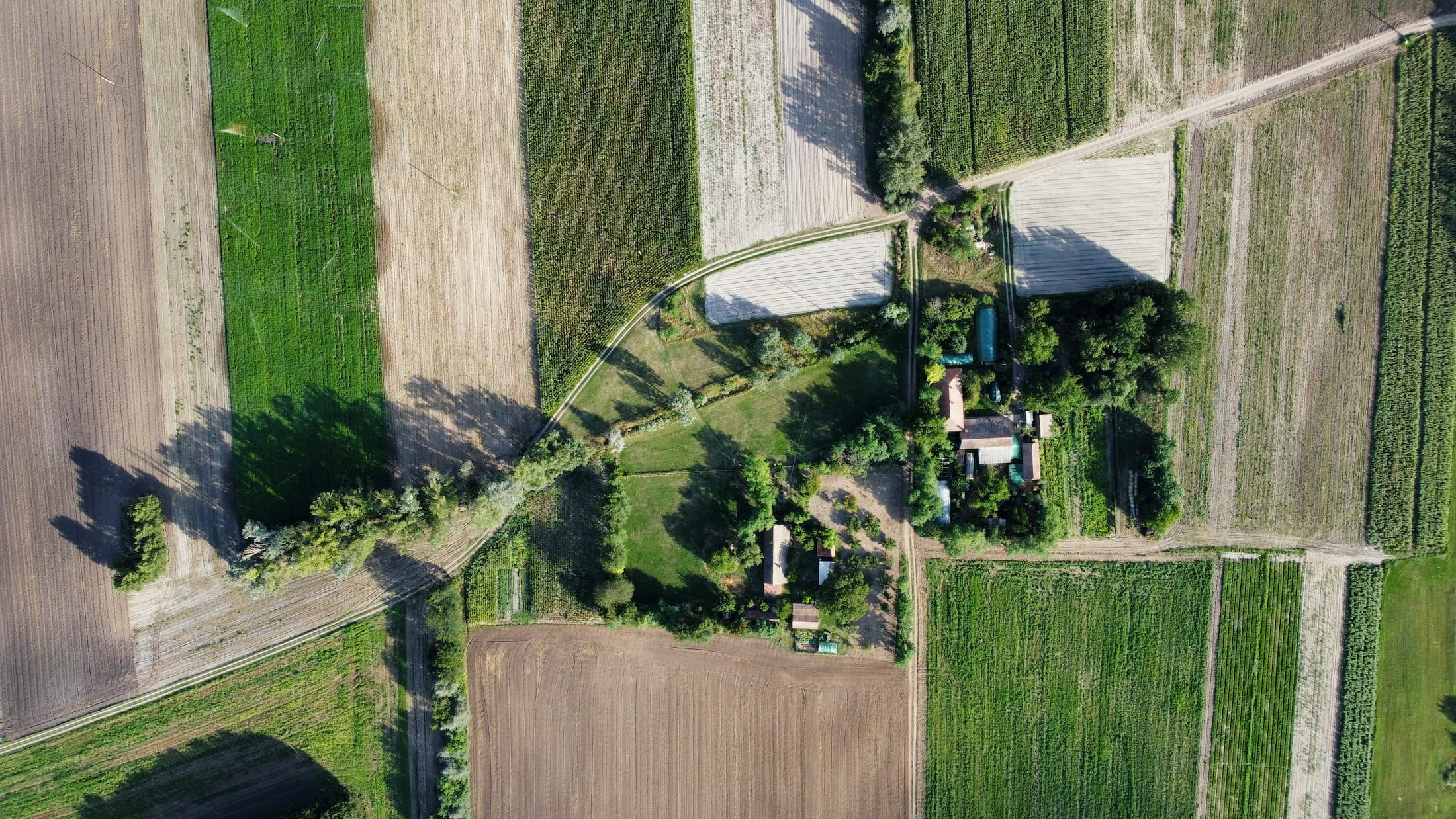 Plan masse parcellaire vue aérienne zénithale, Bretagne